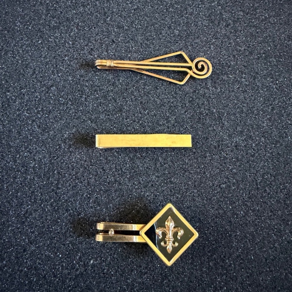 Vintage Krementz Tie Clips